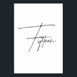 Elegant Kalligrafiskt bordsnummer Bröllop Bord 15<br><div class="desc">Dessa elegant minimalistiska trendig bröllop-bordsnummer har enkla kalligrafiska svarta bokstäver mot vit bakgrund. Matchar alla bröllop-teman. Bordsnummer från 1 till 20 tillgängliga,  checka ut svartvit insamling av Elegant i min butik för Wowweds.</div>