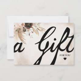 Elegant Kalligraphy Fall Blommigt Pumpkin