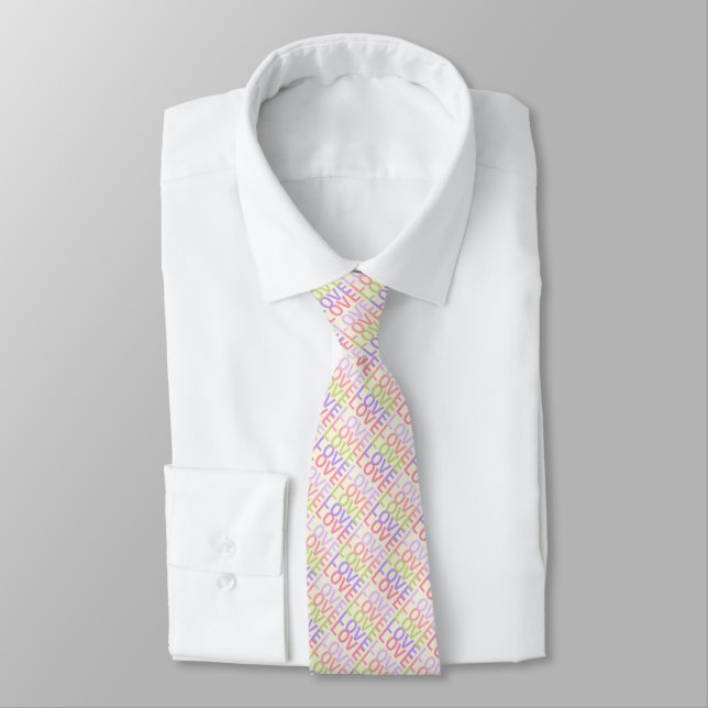 Elegant KÄRLEK Mönster om mjuka Gulten Färg Slips (Bunden)