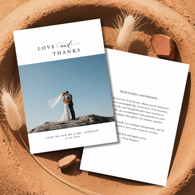 Elegant Kärlek och tack för det minimalistiska Brö (Skapare uppladdad)