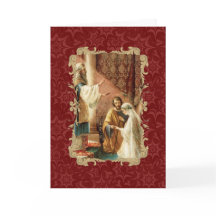 Elegant Katolska Bröllop Guld Burgundy