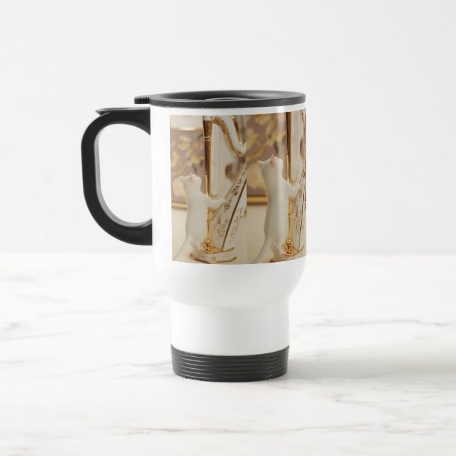 Elegant katt harpist  resemugg (Vänster)