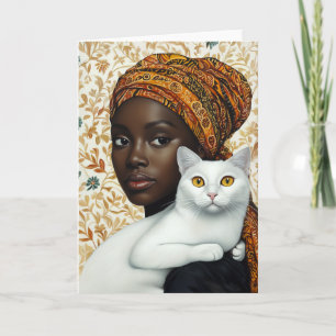 Elegant Katt och kvinnor Inbjudan