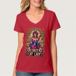 Elegant Kattunge med omgivande katter T Shirt