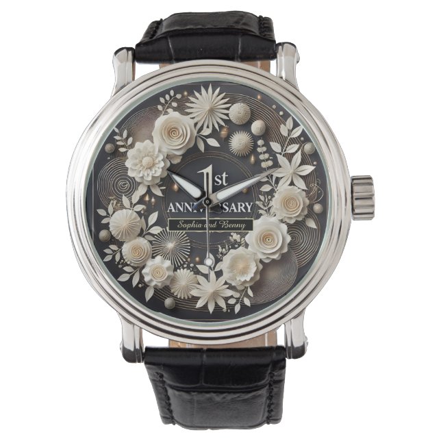 Elegant Keepsak för första årsdagen Armbandsur (Framsida)