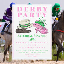 Elegant Kentucky Derby-festhatt & klackar Soaré