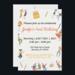 Elegant Kids Theme Birthday Inbjudningar<br><div class="desc">Den här designen har fyra fet gult som är placerad tillsammans på en brun och svart bakgrund. Den omfattar andra byggföremål som skyddsräcken och trafikledningarna samt rand- och gult- och svartarbete.förnödenheter,  dekoration,  utsvävande slag och meningsfulla personliger!</div>