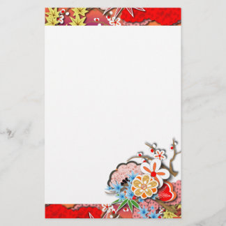 Elegant Kimono - japansk designbrevpapper Brevpapper