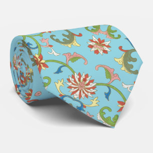 Elegant Kinesisk vintage blommigt asiatisk kultur Slips