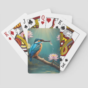 Elegant Kingfisher Bird Casinokort