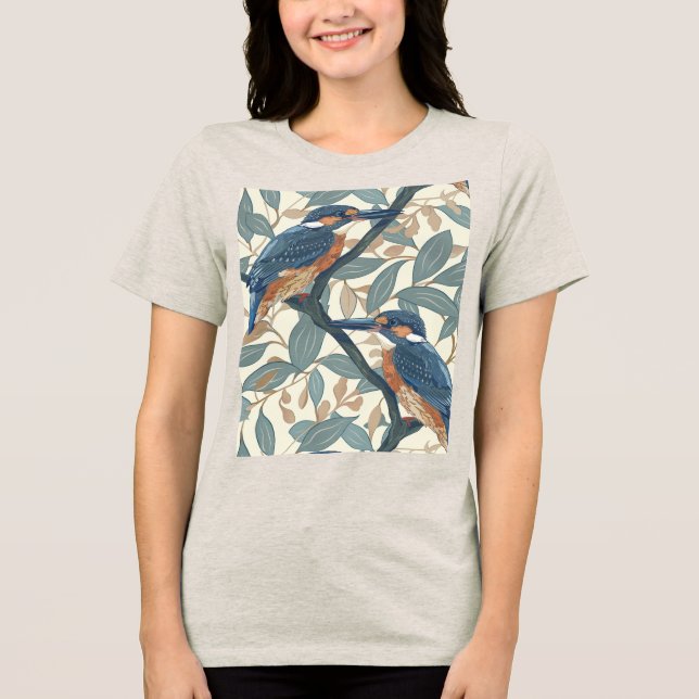 Elegant Kingfisher T-shirt (Framsida)