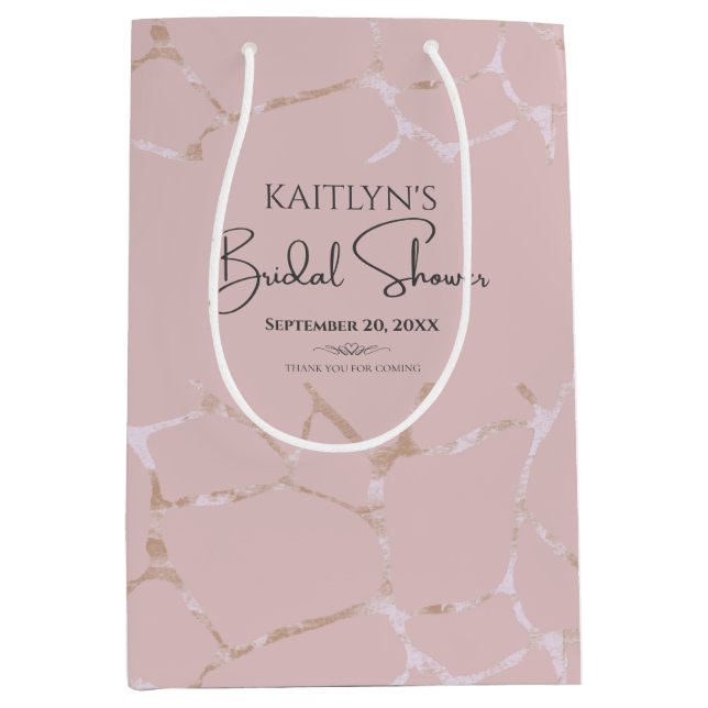 Elegant Kintsugi Mönster Möhippa Tack (Framsidan)