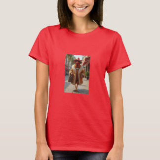 elegant klädd med en jackat t-shirt