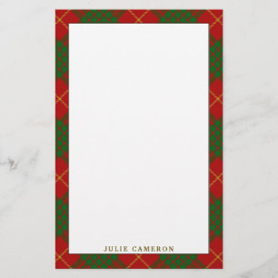 Elegant Klan Cameron Tartan Play Brevpapper
