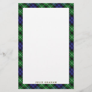 Elegant Klan Graham Tartan Play Brevpapper