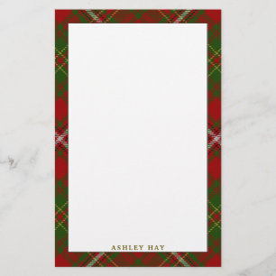 Elegant Klan Hay Tartan Play Brevpapper