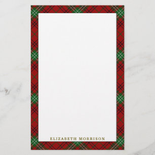 Elegant Klan Morrison Tartan Play Brevpapper