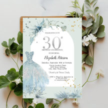 Elegant klänning vinter 30-årsdag