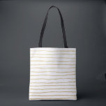 elegant klarfaux guld glitter rand mönster tygkasse<br><div class="desc">Minimalistisk faux guld glitter rand mönster.</div>