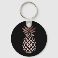 elegant klarfaux ro guld tropiska ananas