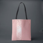elegant klarsynt faux ro guld rosa rand tygkasse<br><div class="desc">Minimalistisk,  modern och snyggt utformning som representerar faux ro guld rand på rosa.</div>
