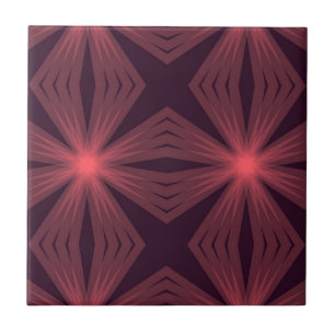 Elegant klassisk återtro-stil, geometrisk blomkons kakelplatta