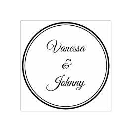 Elegant Klassisk Boho Modern Guld #901 Bröllop Stämpel