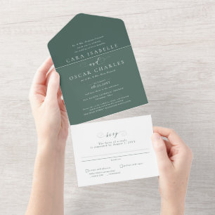 Elegant klassisk bröllop-grönt för modern sage