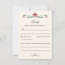 Elegant klassisk Fleur-de-Lis bröllop