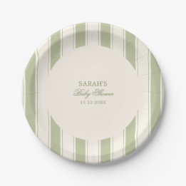 Elegant Klassisk Grönrandig Bebisdopp