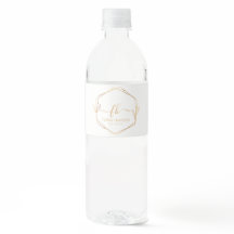 Elegant klassisk guldmonogram initial bröllop