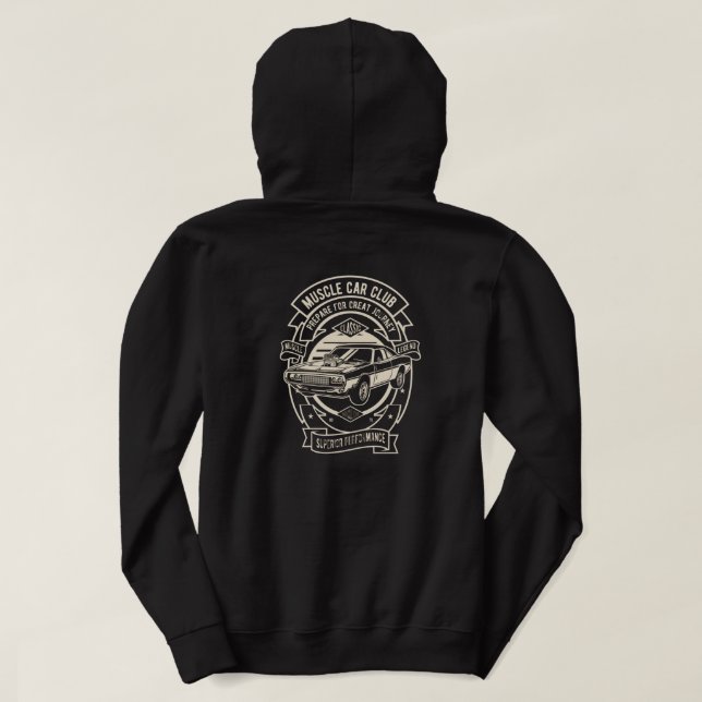 Elegant & Klassisk Hoodie (Design baksida)