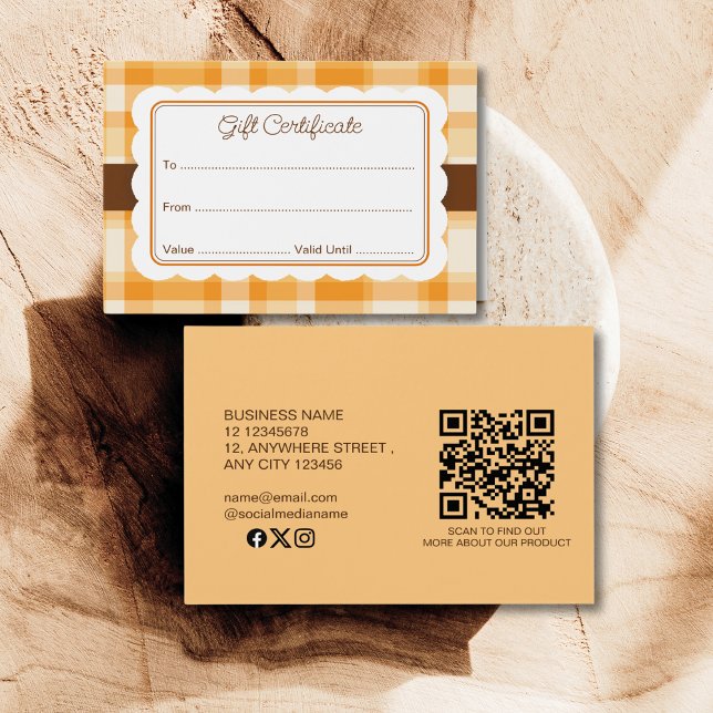 Elegant Klassisk höststift Mönster-gåva Visitkort (Skapare uppladdad)