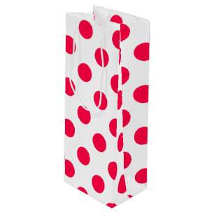 Elegant Klassisk jul Red White Polka dots