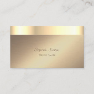 Elegant Klassisk Modern, Oäkta Guld Kant Visitkort