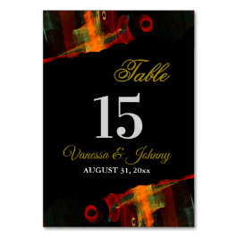 Elegant Klassisk Modern Trendig Mönster #903 Bröll Bordsnummer