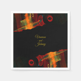 Elegant Klassisk Modern Trendig Mönster #903 Bröll Pappersservett