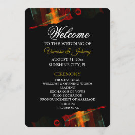 Elegant Klassisk Modern Trendig Mönster #903 Bröll Program