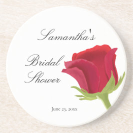 Elegant Klassisk Röd Ros Bröllopsfest  Underlägg