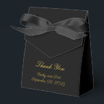 Elegant klassisk svart guld bröllopspresentbox presentaskar<br><div class="desc">Elegant klassisk svart guld bröllopspresentbox</div>