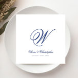 Elegant Klassiskt efternamn - första Bröllop Pappersservett<br><div class="desc">Elegant Klassiskt efternamn - första Bröllop</div>