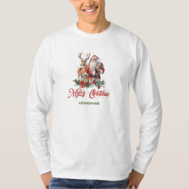 Elegant, klassiskt tomte med renar t shirt