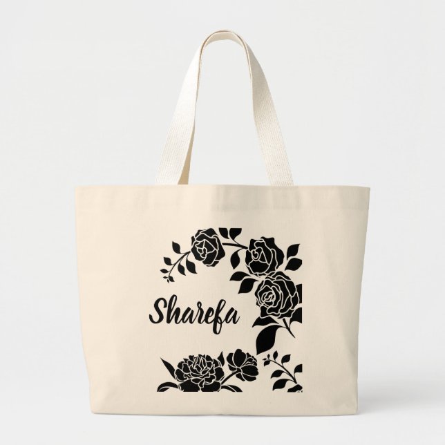 Elegant klättring Ro Tote Bag Jumbo Tygkasse (Framsidan)