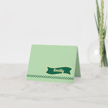 Elegant Klistra in mappat anteckningskort | Din te