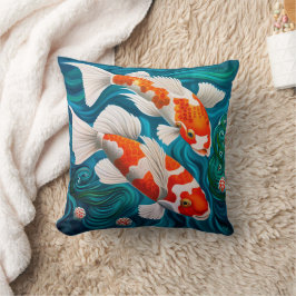 Elegant Koi fiskdesign Kudde