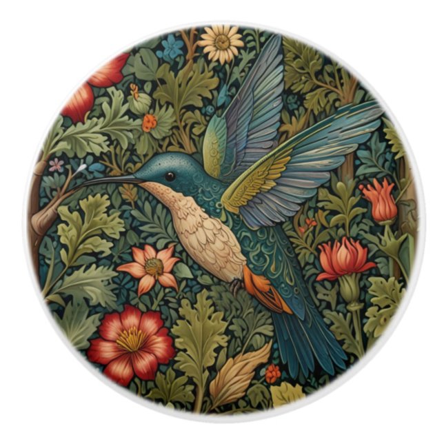 Elegant kolibri romantisk boho chic knopp (Framsidan)
