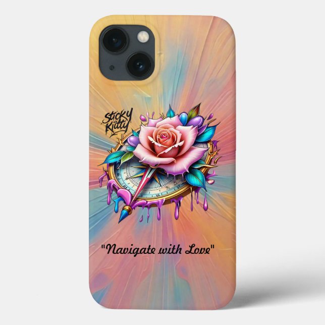 "Elegant kompassrosdesign" (Baksida)