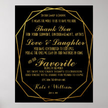 Elegant konst deco Guld & Black, tackande gäster