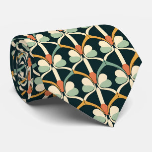 Elegant konst deco mönster tiad slips