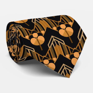 Elegant konst deco mönster tiad slips